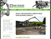 Tablet Screenshot of beton25.com